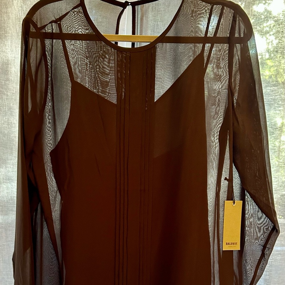Baldwin silk dress in black NWT - size M